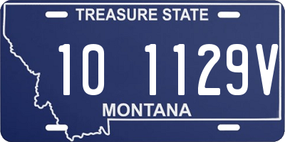 MT license plate 101129V