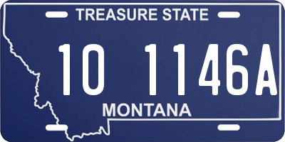 MT license plate 101146A