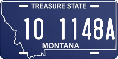 MT license plate 101148A