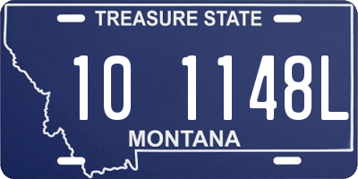 MT license plate 101148L