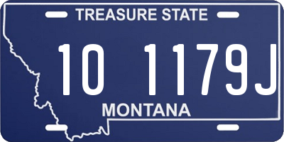 MT license plate 101179J