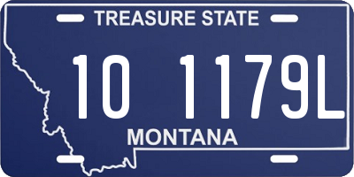 MT license plate 101179L