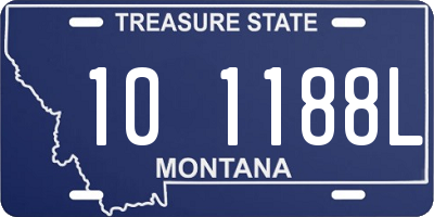 MT license plate 101188L