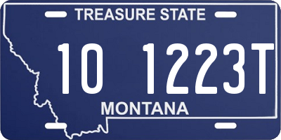 MT license plate 101223T