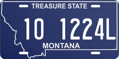 MT license plate 101224L