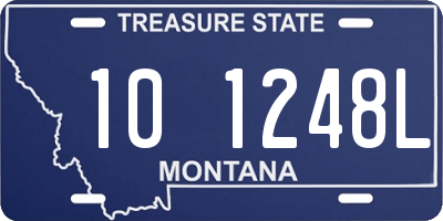 MT license plate 101248L