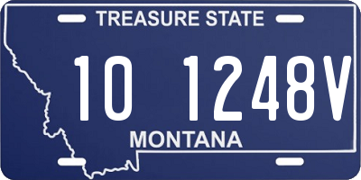 MT license plate 101248V