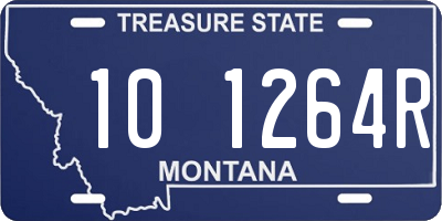 MT license plate 101264R