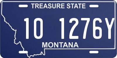 MT license plate 101276Y