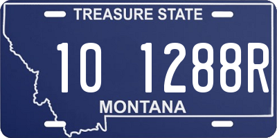 MT license plate 101288R