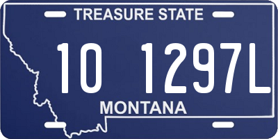 MT license plate 101297L