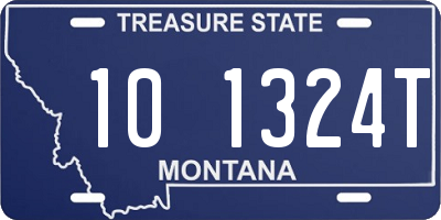 MT license plate 101324T