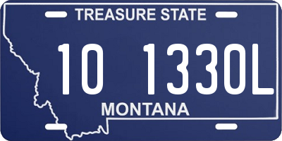 MT license plate 101330L