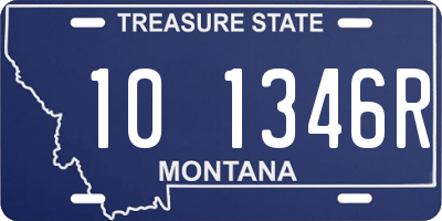 MT license plate 101346R