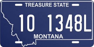 MT license plate 101348L