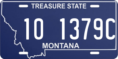 MT license plate 101379C