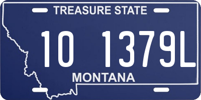 MT license plate 101379L