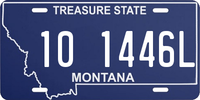 MT license plate 101446L
