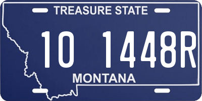 MT license plate 101448R