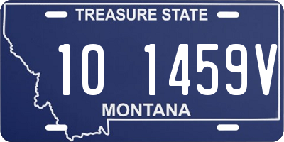 MT license plate 101459V