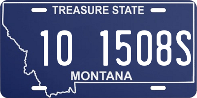 MT license plate 101508S