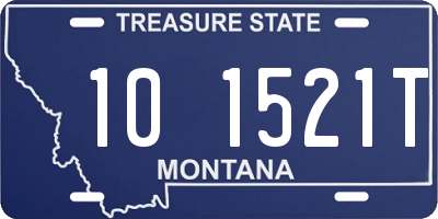 MT license plate 101521T