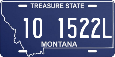 MT license plate 101522L