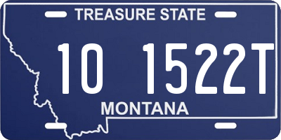 MT license plate 101522T