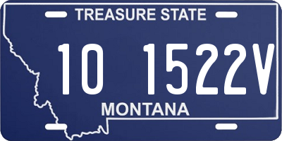 MT license plate 101522V