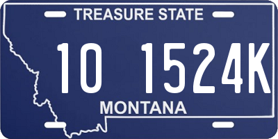 MT license plate 101524K