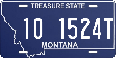 MT license plate 101524T