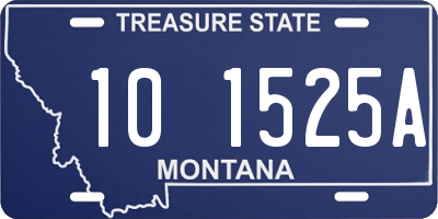 MT license plate 101525A