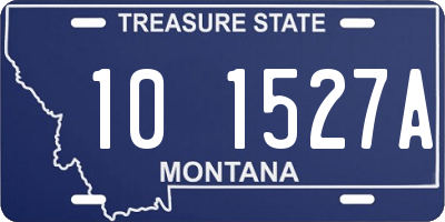 MT license plate 101527A