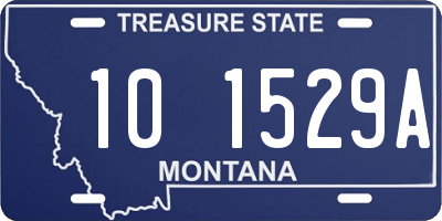 MT license plate 101529A