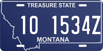 MT license plate 101534Z