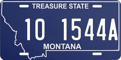 MT license plate 101544A