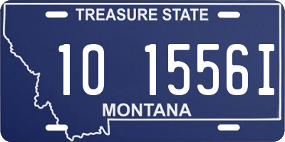 MT license plate 101556I