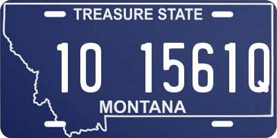 MT license plate 101561Q