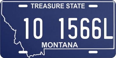 MT license plate 101566L