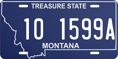 MT license plate 101599A