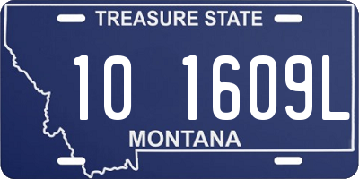 MT license plate 101609L