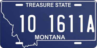 MT license plate 101611A