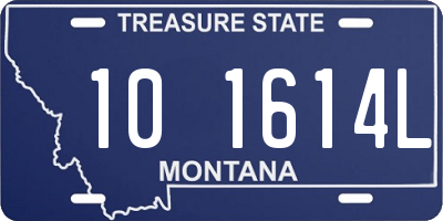 MT license plate 101614L