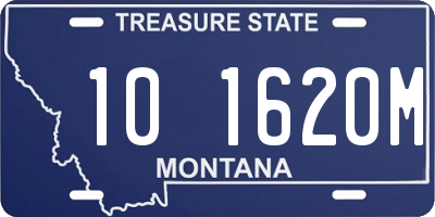 MT license plate 101620M