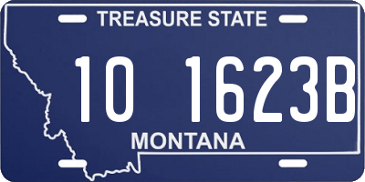 MT license plate 101623B