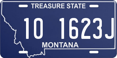 MT license plate 101623J