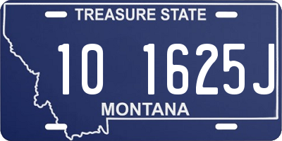 MT license plate 101625J