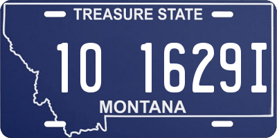 MT license plate 101629I