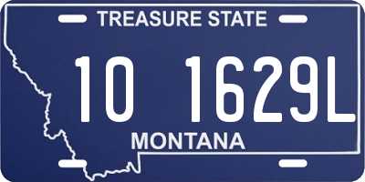 MT license plate 101629L