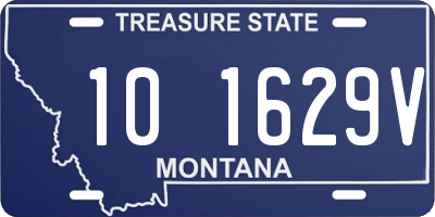 MT license plate 101629V